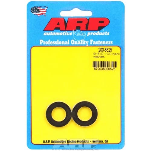 9/16" ID Washers, No Chamfer 1" OD, .120" Thick, 2-PK ARP / 200-8525