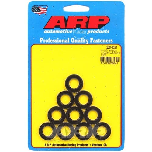 12mm ID Washers with Chamfer 7/8" OD, .120" Thick, 10-PK ARP / 200-8551