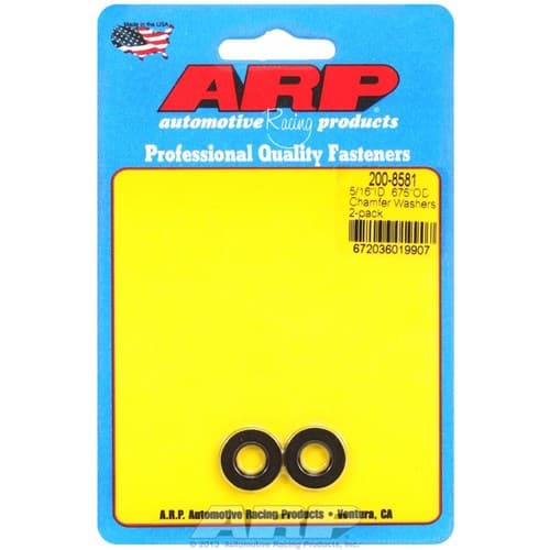 5/16" ID Washers, with Chamfer .675" OD, .120" Thick, 2-PK ARP / 200-8581