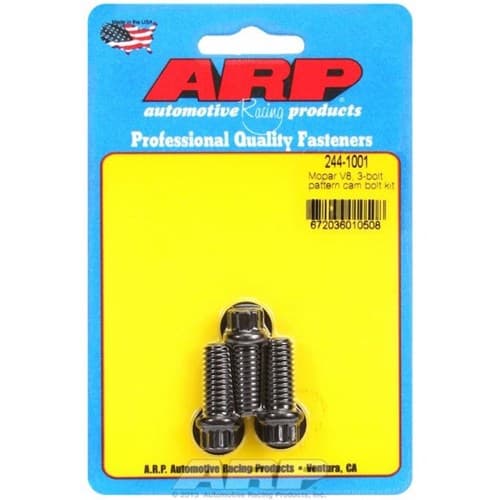 BB Chrysler 383 440 Wedge Cam Retainer Bolt X 3 426 Hemi ARP - 244-1001