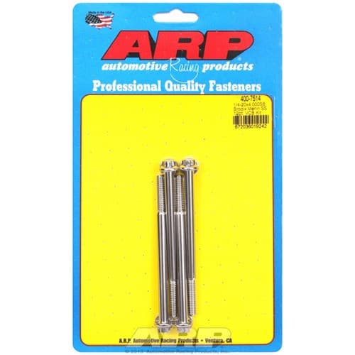 ARP 12PT S/Less Valve Cover Bo LTS Suit Brodix 1/4-20 x 4.0 ARP - 400-7514