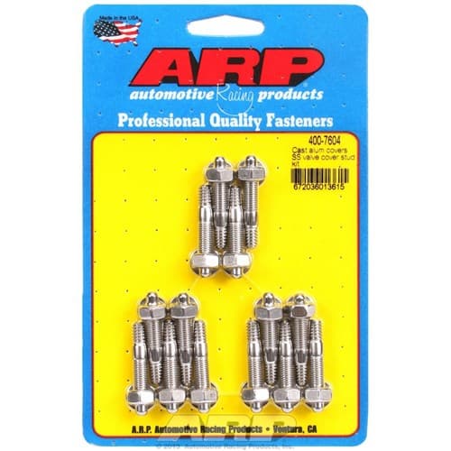 ARP Hex V/Cover Stud Kit (14) 1/4 S/Less for Cast Alum V/C ARP - 400-7604