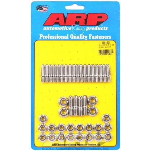 Ford 289 351W 351C Holden 253 308 Oil Pan Stud Kit Hexs/Less ARP - 454-1901