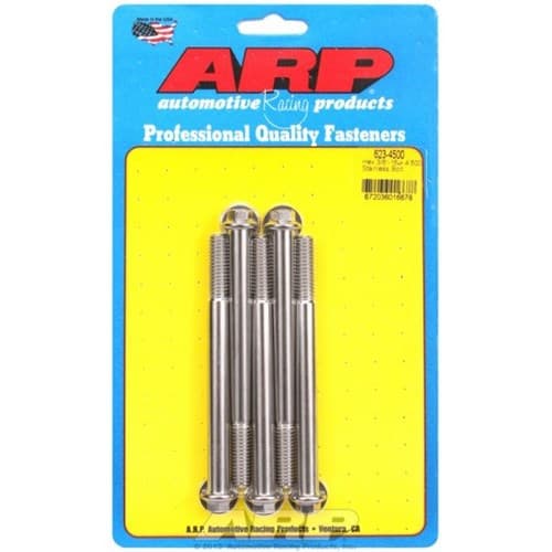 SS Hex Bolts 3/8" Unc X 4.50" 3/8" Wrench (5-PACK) 3/8-16 ARP - 623-4500