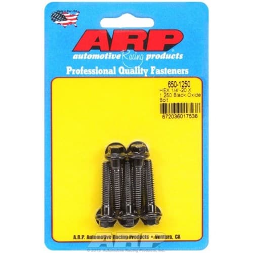 Hex Bolts 1/4" Unc X 1.25" 5/16" Wrench (5-PACK) 1/4-20 ARP - 650-1250