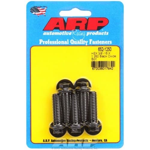 Hex Bolts 3/8" Unc X 1.25" 3/8" Wrench (5-PACK) 3/8-16 ARP - 652-1250