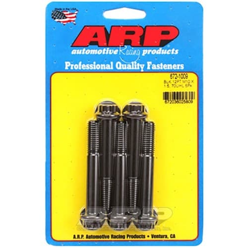 12PT Bolts M10-1.50 x 70mm 12mm Wrench (5-PACK) 10mm-1.50 ARP / 672-1009