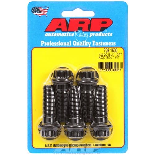 12PT Bolts 1/2" Unf X 1.50" 9/16" Wrench (5-PACK) 1/2-20 ARP - 726-1500