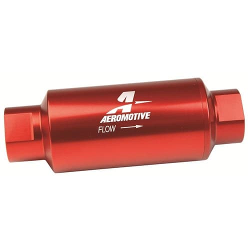 Aeromotive Fuel Filter -10 Hi Flow Inline 10 Mic. 5.5" x 2" Aeromotive - Aro 12301