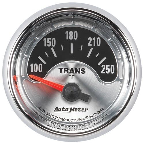 Am Muscle 2-1/16" Trans Temp 100-250Â°F, Short Sweep Elect. Auto Meter - 1249