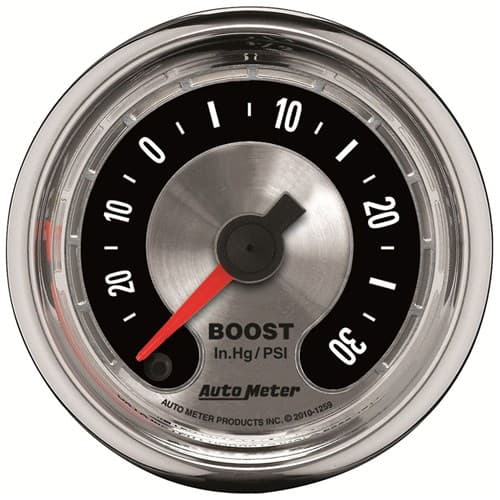 Am Muscle 2-1/16" Boost/Vacuum 30in/HG-30PSI, Full Sweep Elec Autometer / 1259
