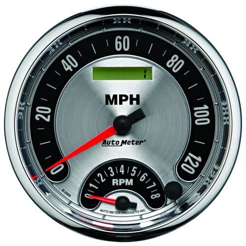 Am Muscle 5" Tach/Speedo Combo 120MPH, 8000RPM, Electronic Auto Meter - 1295