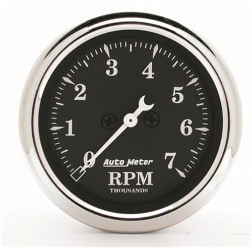 Old Tyme BK 2-1/16" Tachometer 7,000RPM, in-Dash, Full Sweep Auto Meter - 1797