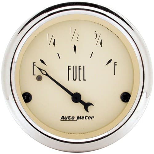 2 Fuel Level, 240 E/33F Antiq Antique Beige Auto Meter - 1817