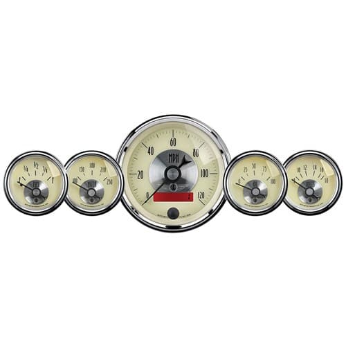 Prestige Series Piece Kit Ivory (LCD Odometer) Auto Meter - 2000