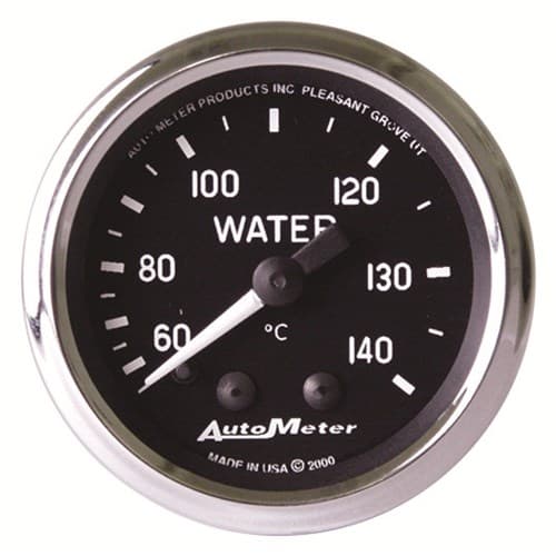 Cobra 2-1/16" Water Temp 60-140Â°C, Mechanical, 6FT Auto Meter - 201007