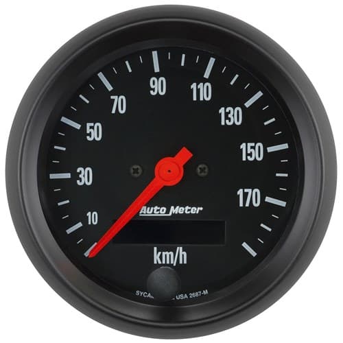 Z-Series 3-3/8" Speedo 190KPH Electronic Programmable Auto Meter - 2687-M