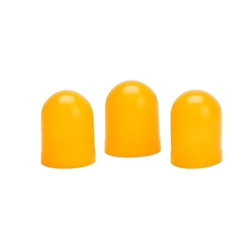Yellow Light Bulb Boots (3/PKG Auto Meter - 3208