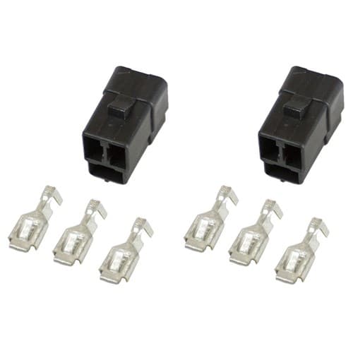 3 Terminal Wiring Connector for Short Sweep Electric Gauge Auto Meter - 3298