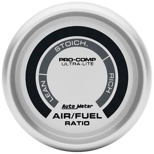 Ultra-Lite 2-1/16" Air/Fuel Lean/Rich, Electric, LED Style Auto Meter - 4375