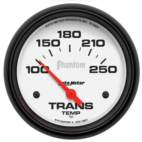 Phantom 2-5/8" Trans Temp 100-250Â°F, Short Sweep Elect. Auto Meter - 5857