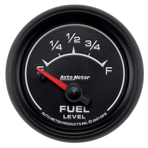 Es Series 2-1/16" Fuel Level 240-33 Ohms, Short Sweep Elect Auto Meter - 5916