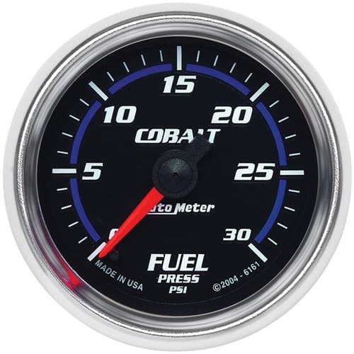 Cobalt 2-1/16" Fuel Pressure 0-30PSI, Full Sweep Electric Auto Meter - 6161