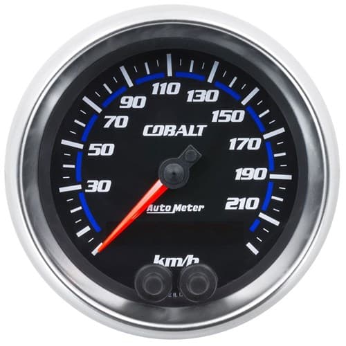Cobalt 3-3/8" GPS Speedo 225KPH, Internal GPS Antenna Auto Meter - 6280-M