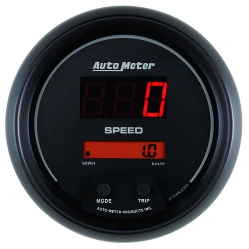 Sport-Comp Digital Speedometer 160MPH, in-Dash, Electronic Auto Meter - 6388