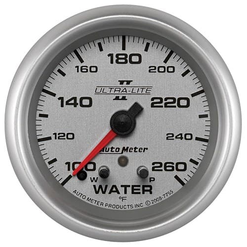 2-5/8 Water Temp, 100- 260`F, Ul II Auto Meter - 7755