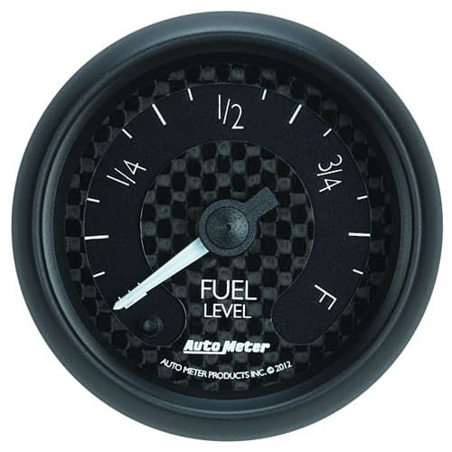 GT Series 2-1/16" Fuel Level Programmable, Full Sweep Elect Auto Meter / 8010