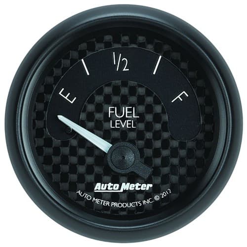 GT Series 2-1/16" Fuel Level 240-33 Ohm, Short Sweep Elect Auto Meter / 8016