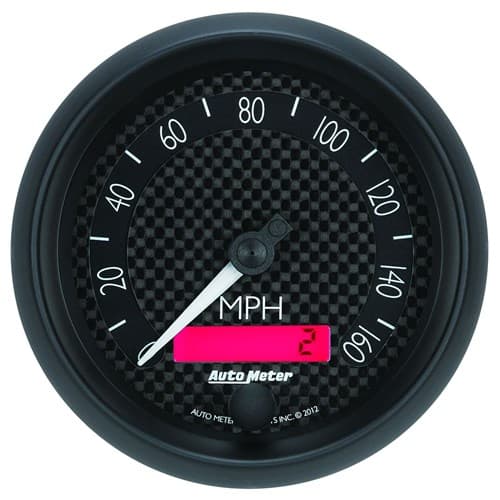 GT Series 3-3/8" Speedometer 0-160MPH, in Dash, Electronic Auto Meter / 8088