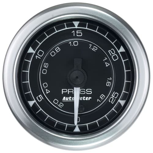 Chrono 2-1/16" Pressure Gauge 0-30PSI, Full Sweep Electric Autometer / 8164