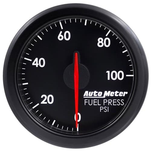 Airdrive Black Fuel Pressure 2-1/16, 0-100PSI, Obdii/Wifi Auto Meter - 9171-T