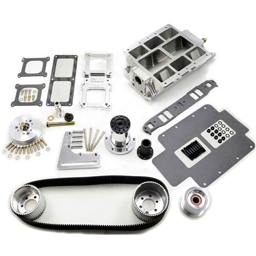 SBC 6V-71 Blower Kit STD Port, 2V Acc, Polished TBS / 2601