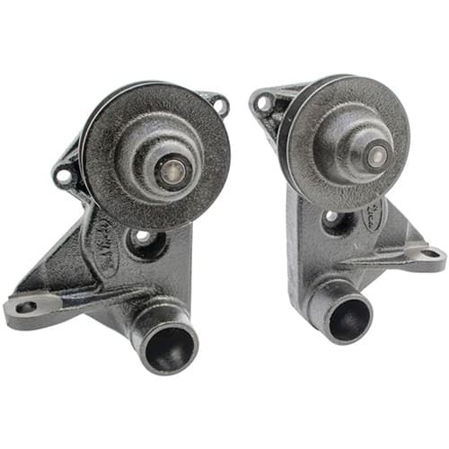 Flathead 37-48 Water Pump Set Plain Steel Bob Drake - 78-8501/2