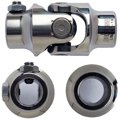 Borg Pol S/S 3/4SMOOTH X 3/4DD Needle Bearing Unijoint Borgeson - 124964