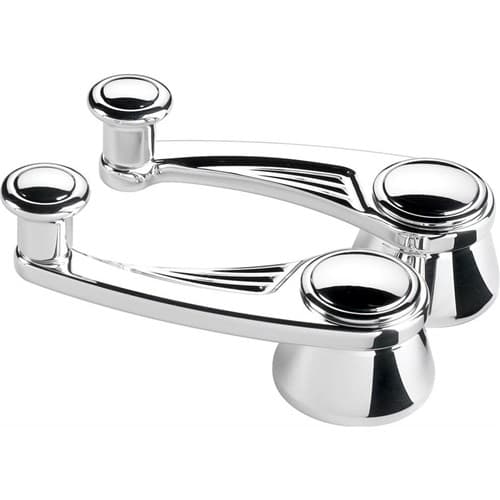 Ball Milled Vent Handles GM/Fo RD 49UP 1/2 RND Spline PR Billet - 47525