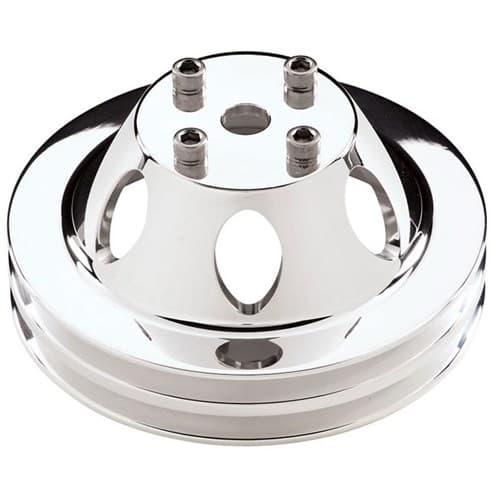 SBC BBC Water Pump Pulley Double V Billet Long Pump Billet - 78120