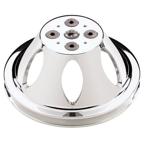 SBC Water Pump Pulley Single Groove Billet, Short Pump Billet - 80120