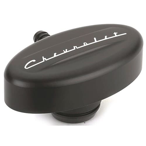 Billet Retro PVC Breather Black Chevrolet 1-1/4 Hole Billet - BLK21923