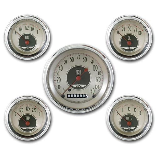 Classic All American 5 Gauge Set Nickelseries 3-3/8,2-1/8 Classic - AN00SHC