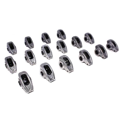 Cast Roller Rockers, SBC 1.60:1 Ratio, 3/8" Stud Comp / 17002-16