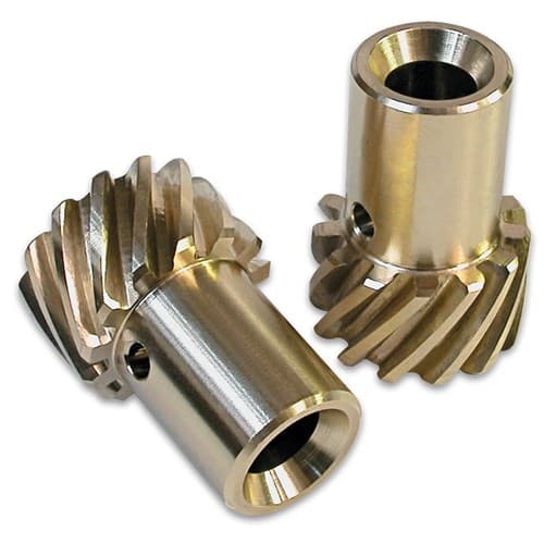 Bronze Distributor Gear, Chevy SBC BBC, .500" Shaft Comp - 410
