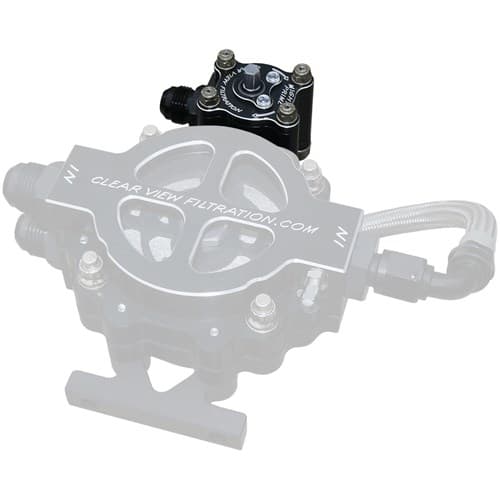 Black Anodized Mighty Primer Suit 4" Filter. Clearview Clearview - 1000-4-B