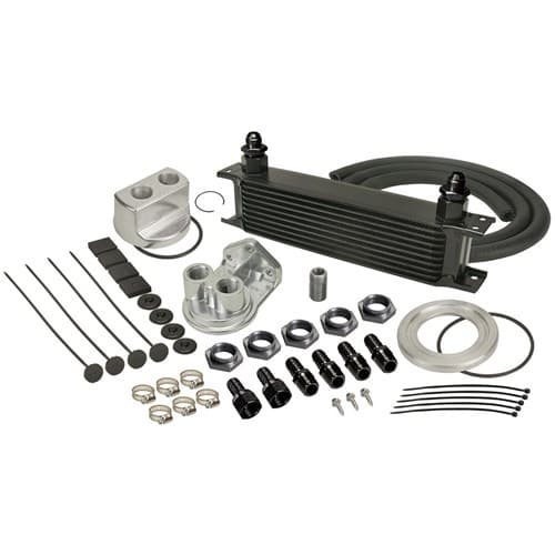 Oil Cooler & Remote Filter Kit 13" x 4-9/16" x 2" Derale - 15651