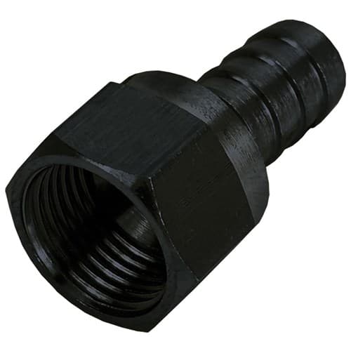 Brass Hose Fitting -10 Female Straight Swivel X 1/2" Barb Derale - 98203