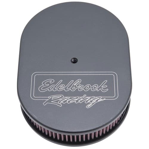 Victor Series Air Cleaner Assy Oval 11-7/8 x 8-1/4 x 2.4 Edelbrock - 42203