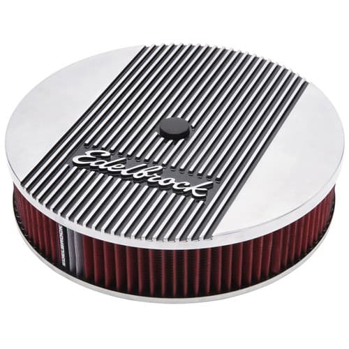 Elite Air 2 Cleaner 14 x 3 5-1 /8 Neck W-3/8 Deeper Flange Edelbrock - 4266